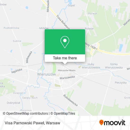 Visa Parnowski Paweł map