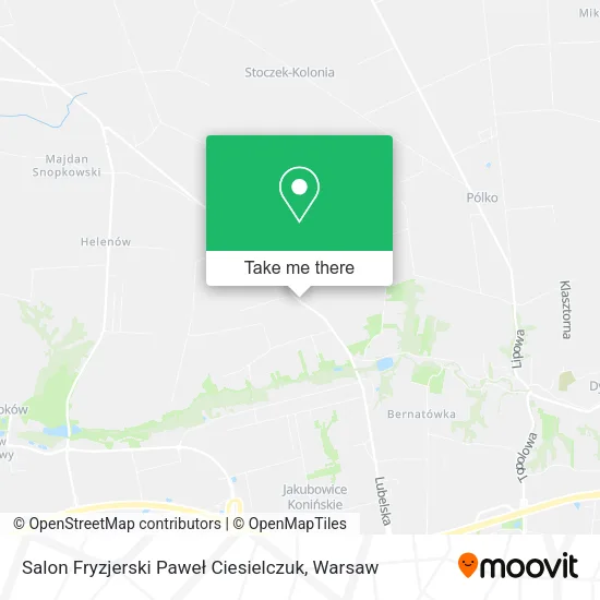 Карта Salon Fryzjerski Paweł Ciesielczuk