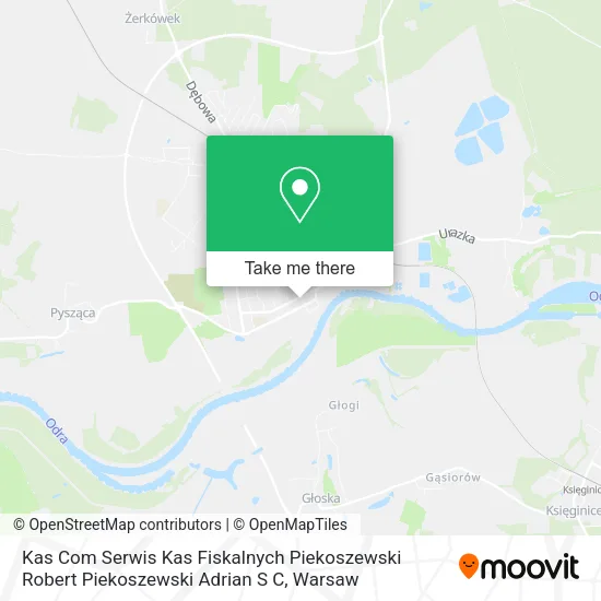 Карта Kas Com Serwis Kas Fiskalnych Piekoszewski Robert Piekoszewski Adrian S C