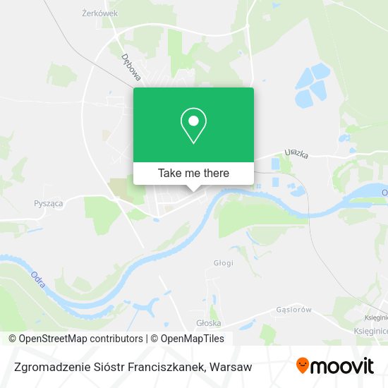 Zgromadzenie Sióstr Franciszkanek map