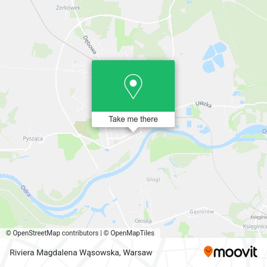 Riviera Magdalena Wąsowska map