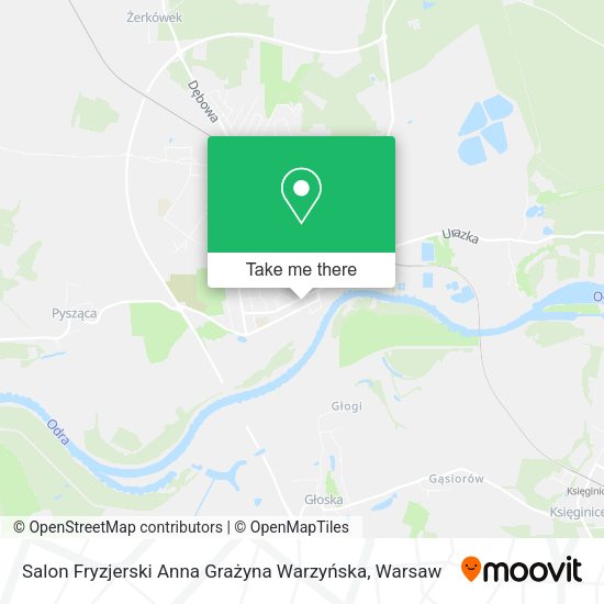 Salon Fryzjerski Anna Grażyna Warzyńska map