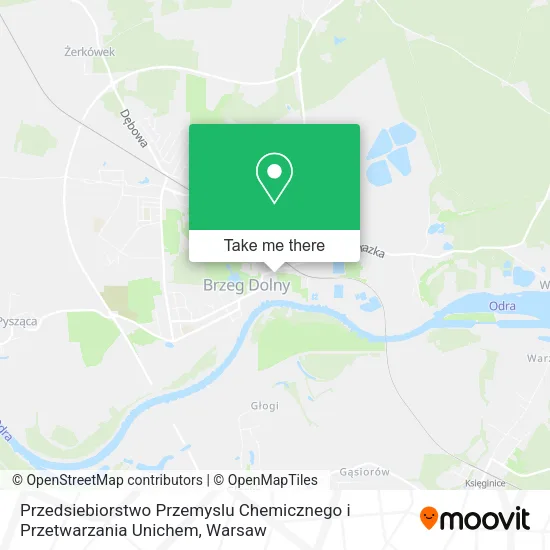 Przedsiebiorstwo Przemyslu Chemicznego i Przetwarzania Unichem map