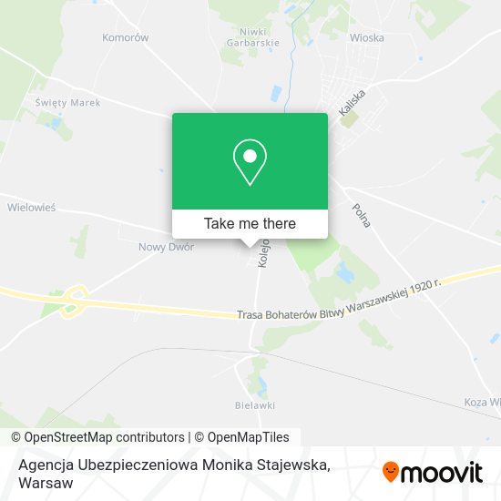 Agencja Ubezpieczeniowa Monika Stajewska map