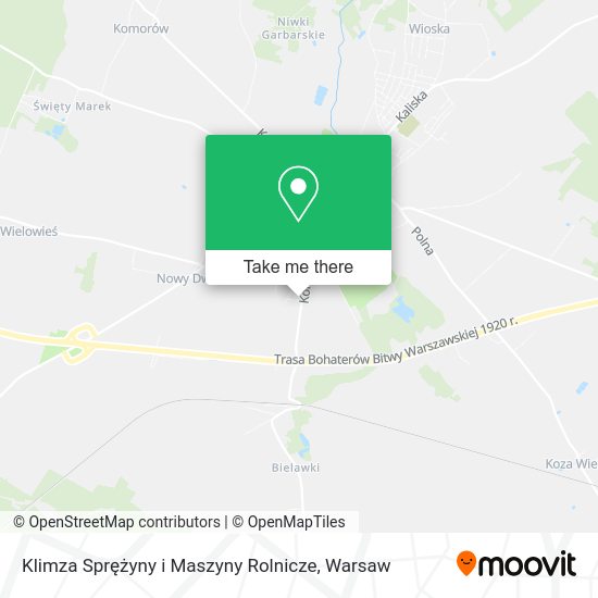 Klimza Sprężyny i Maszyny Rolnicze map