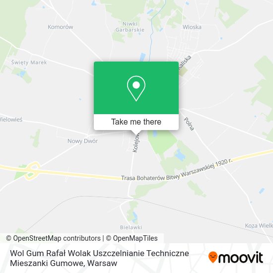 Wol Gum Rafał Wolak Uszczelnianie Techniczne Mieszanki Gumowe map