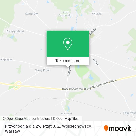 Przychodnia dla Zwierząt J. Z. Wojciechowscy map