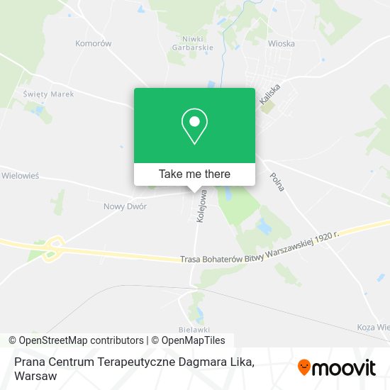 Prana Centrum Terapeutyczne Dagmara Lika map