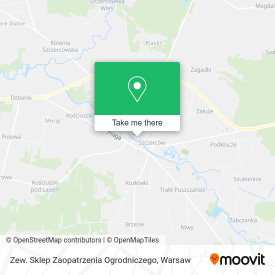 Zew. Sklep Zaopatrzenia Ogrodniczego map