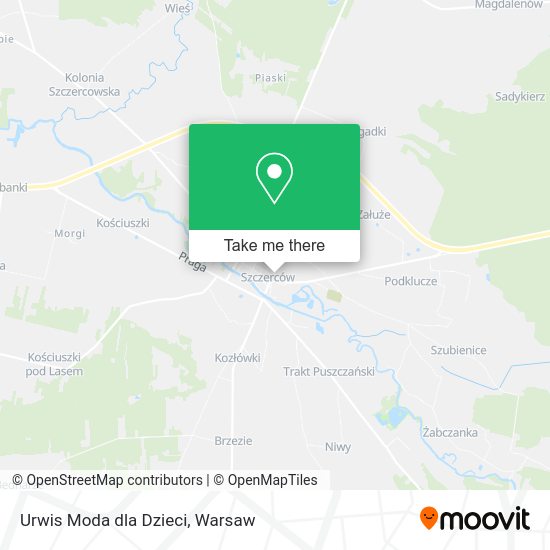 Urwis Moda dla Dzieci map