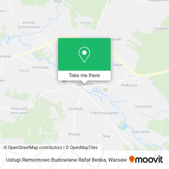 Usługi Remontowo Budowlane Rafał Beśka map