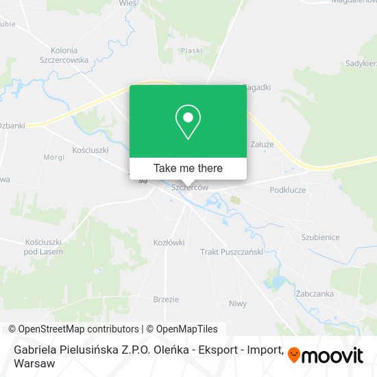 Gabriela Pielusińska Z.P.O. Oleńka - Eksport - Import map