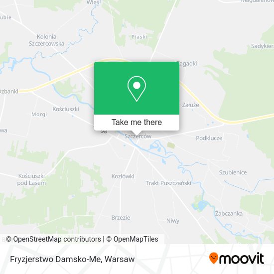 Fryzjerstwo Damsko-Me map