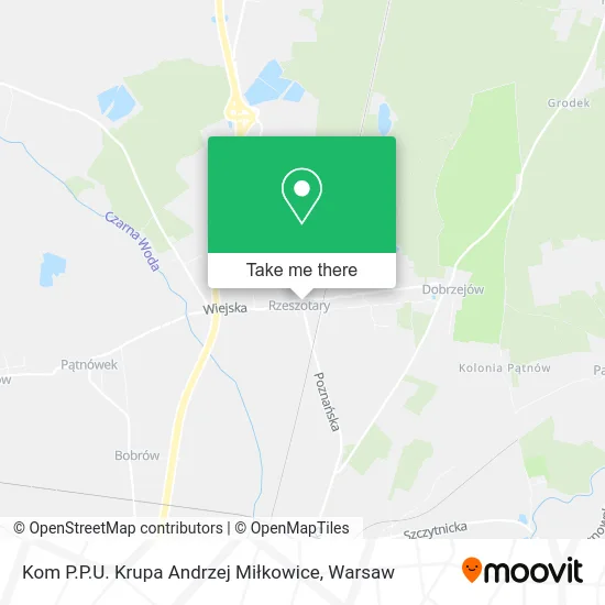 Kom P.P.U. Krupa Andrzej Miłkowice map