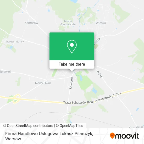 Карта Firma Handlowo Uslugowa Lukasz Pilarczyk