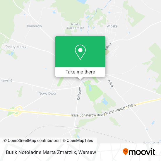 Butik Notoładne Marta Zmarzlik map