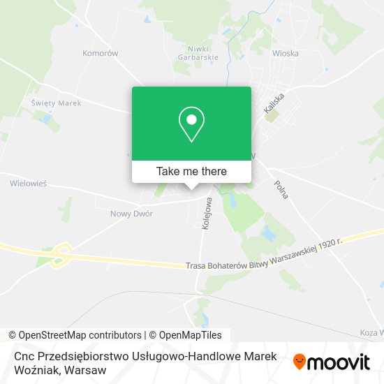 Cnc Przedsiębiorstwo Usługowo-Handlowe Marek Woźniak map