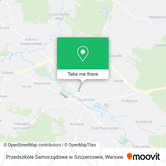 Przedszkole Samorządowe w Szczercowie map