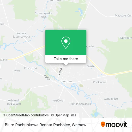 Карта Biuro Rachunkowe Renata Pacholec
