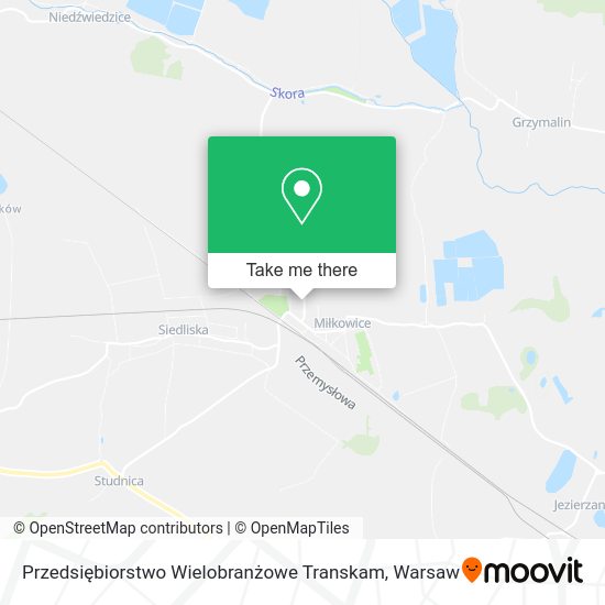 Przedsiębiorstwo Wielobranżowe Transkam map