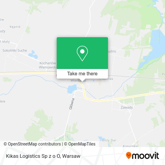 Kikas Logistics Sp z o O map