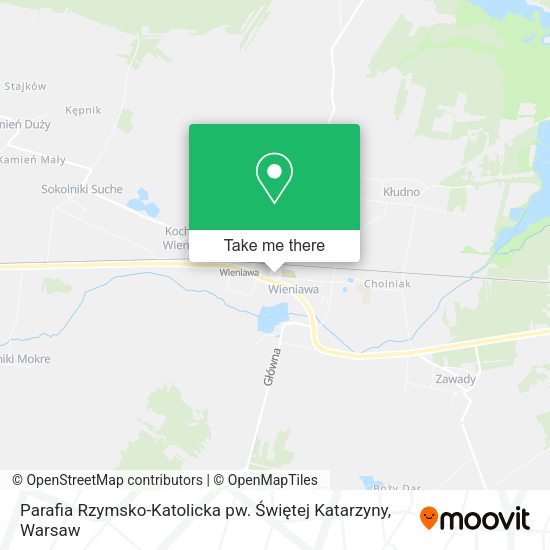 Карта Parafia Rzymsko-Katolicka pw. Świętej Katarzyny