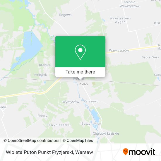 Wioleta Puton Punkt Fryzjerski map