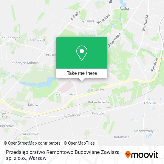 Przedsiębiorstwo Remontowo Budowlane Zawisza sp. z o.o. map