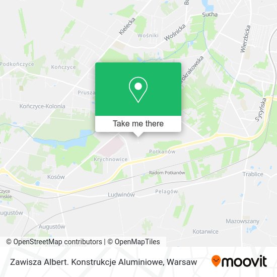 Zawisza Albert. Konstrukcje Aluminiowe map