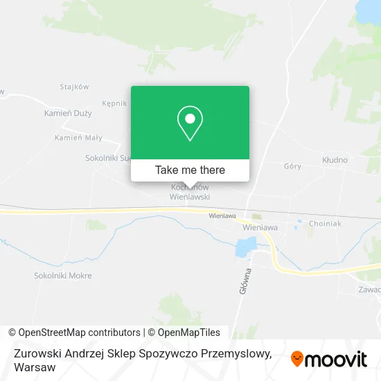 Zurowski Andrzej Sklep Spozywczo Przemyslowy map