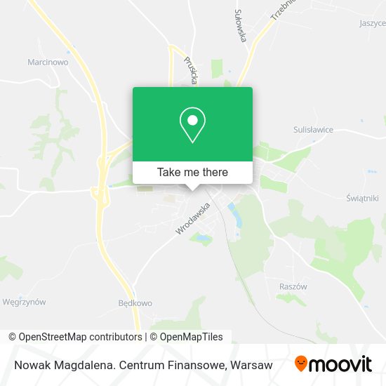 Nowak Magdalena. Centrum Finansowe map