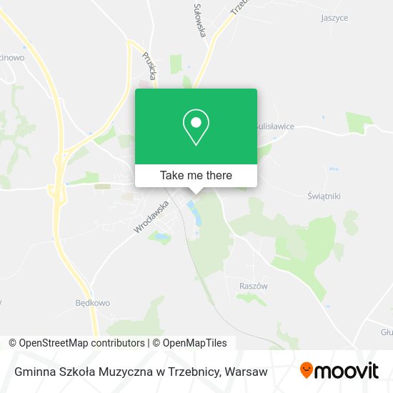 Gminna Szkoła Muzyczna w Trzebnicy map