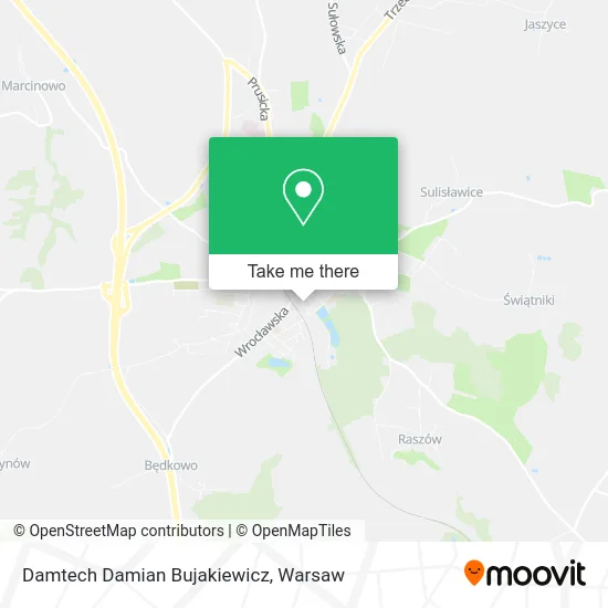 Damtech Damian Bujakiewicz map