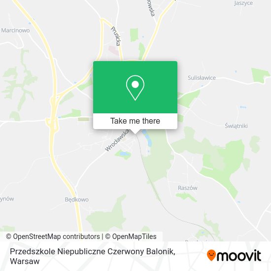 Przedszkole Niepubliczne Czerwony Balonik map