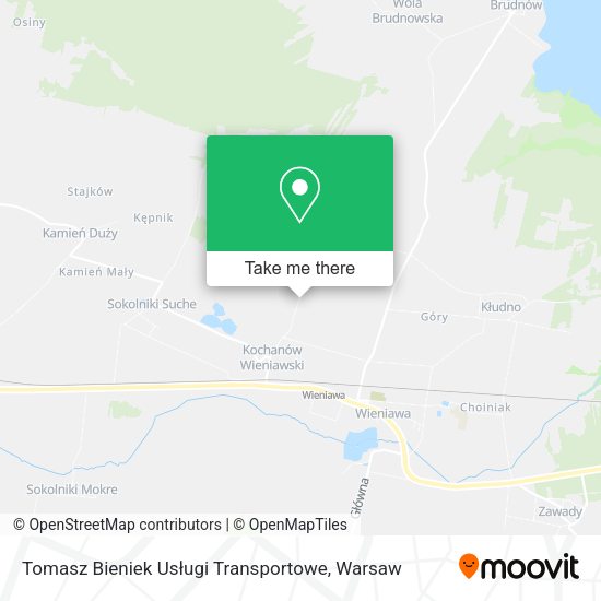 Tomasz Bieniek Usługi Transportowe map