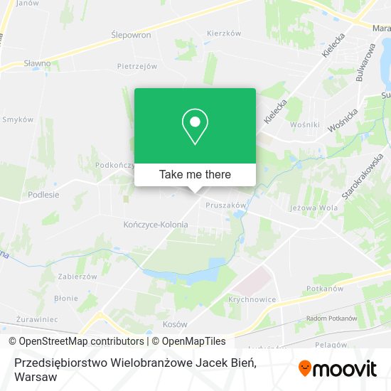 Przedsiębiorstwo Wielobranżowe Jacek Bień map