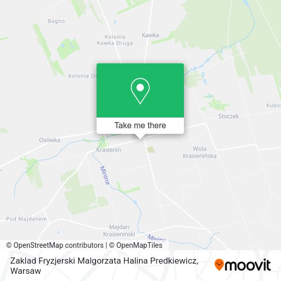 Zaklad Fryzjerski Malgorzata Halina Predkiewicz map