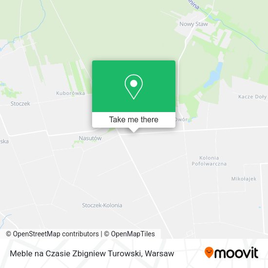 Meble na Czasie Zbigniew Turowski map