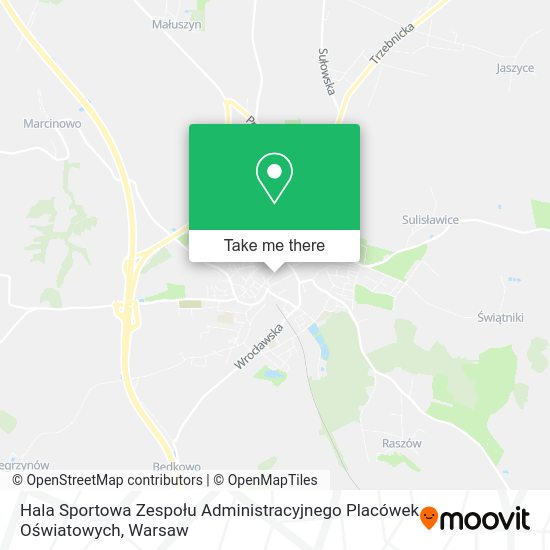 Hala Sportowa Zespołu Administracyjnego Placówek Oświatowych map