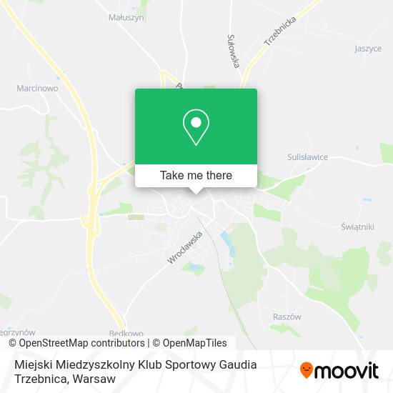 Miejski Miedzyszkolny Klub Sportowy Gaudia Trzebnica map