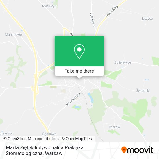 Marta Ziętek Indywidualna Praktyka Stomatologiczna map