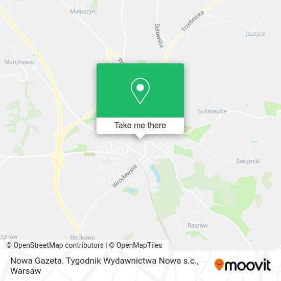 Nowa Gazeta. Tygodnik Wydawnictwa Nowa s.c. map