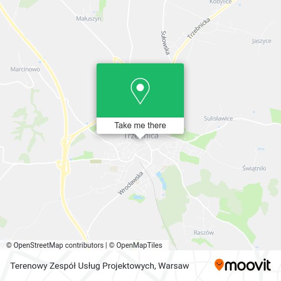 Terenowy Zespół Usług Projektowych map