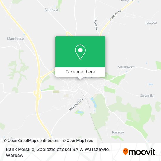 Bank Polskiej Spoldzielczosci SA w Warszawie map