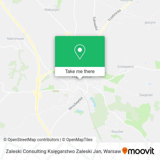 Zaleski Consulting Księgarstwo Zaleski Jan map