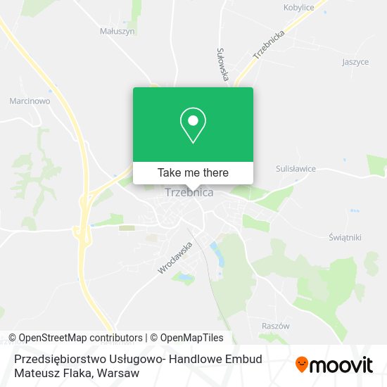 Przedsiębiorstwo Usługowo- Handlowe Embud Mateusz Flaka map