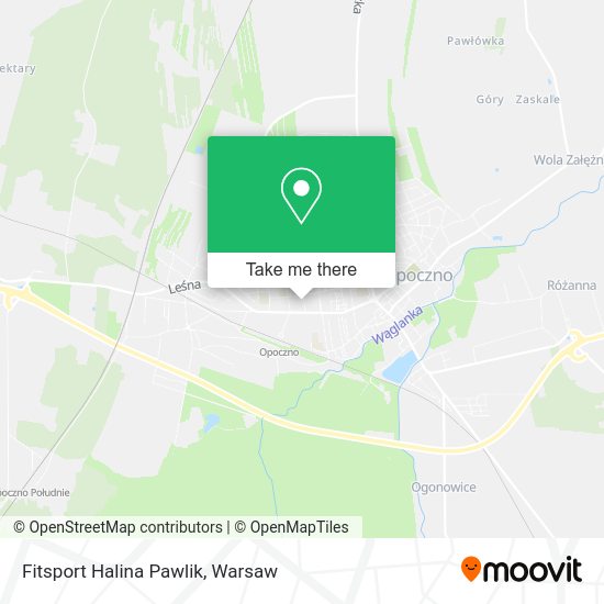 Fitsport Halina Pawlik map