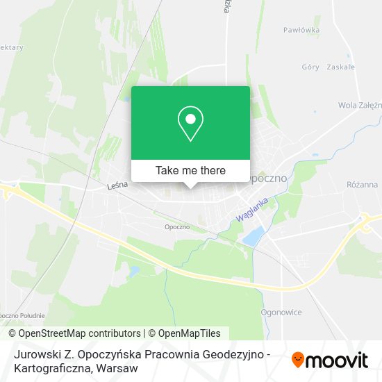 Jurowski Z. Opoczyńska Pracownia Geodezyjno - Kartograficzna map