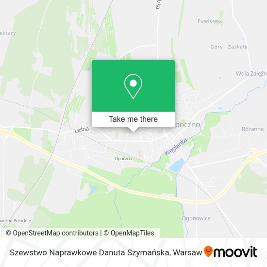 Szewstwo Naprawkowe Danuta Szymańska map