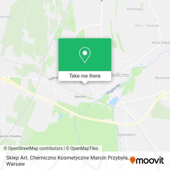 Sklep Art. Chemiczno Kosmetyczne Marcin Przybyła map